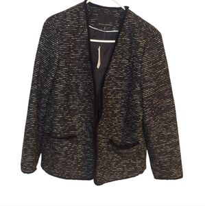 Banana Republic Jacket NWT lightly textured recycled fabric lined Size 16